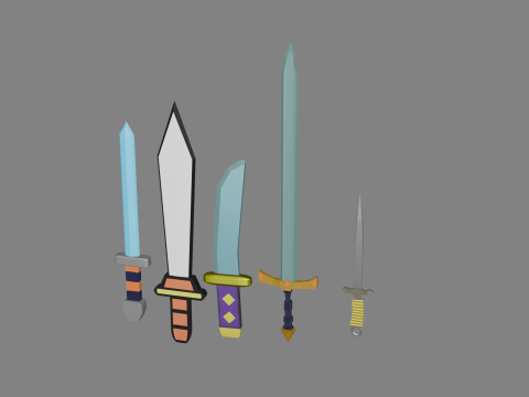 Swords 3D-Modell
