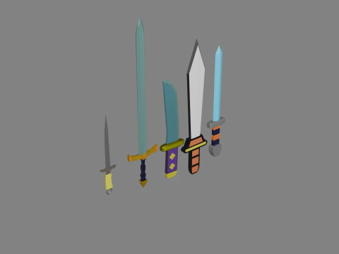 Swords 3D Model