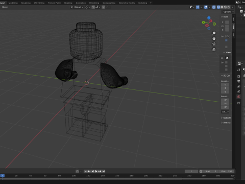 Logo men Modèle 3D