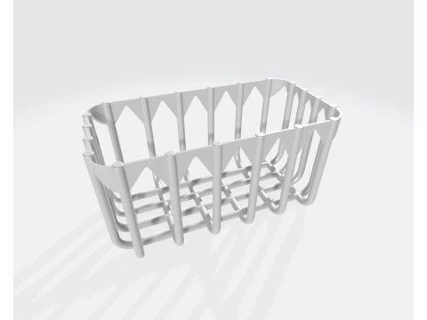 Organisateur de douche modulaire Modèles 3D en vedette