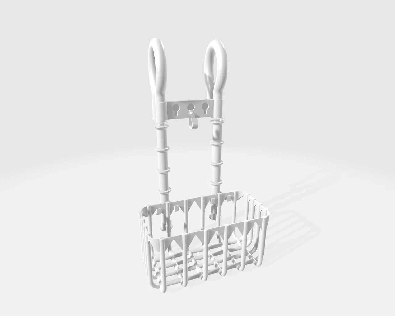 Organisateur de douche modulaire Modèles 3D en vedette .c4d .max .obj .3ds .fbx .stl .blend 