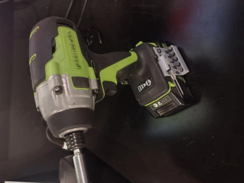 Bit Holder Attachment For GreenWorks Drill or Impact 3D Print Model