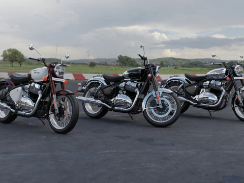 रॉयल एनफील्ड क्लासिक 650 3D मॉडल