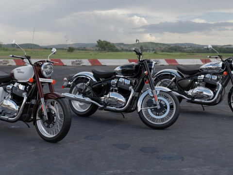 Royal Enfield Classic 650 3D Model