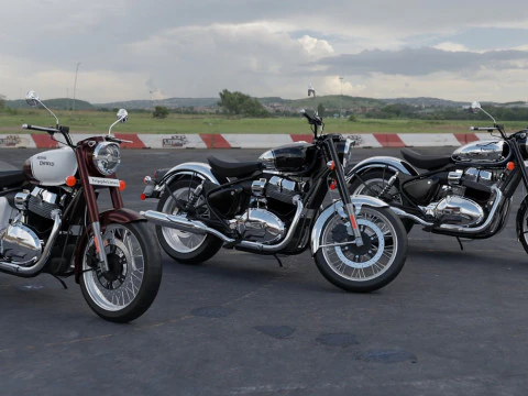 Royal Enfield Classic 650 3D Model