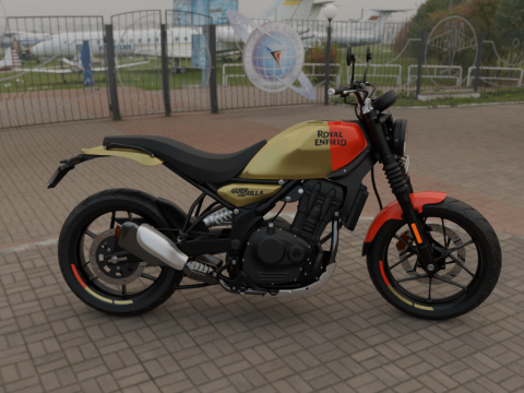 Royal Enfield Guerrilla450 3D Model