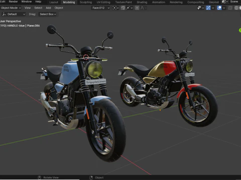 Royal Enfield Guerrilla450 3D Model