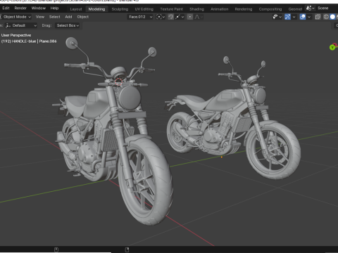 Royal Enfield Guerrilla450 3D Model