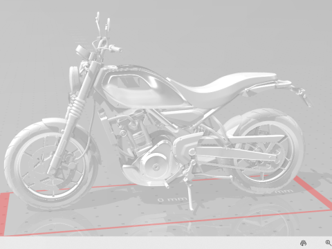 Royal Enfield Guerrilla450 3D Model
