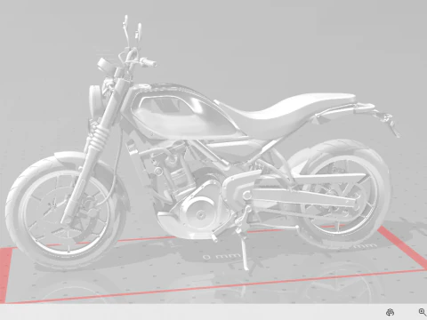 Royal Enfield Guerrilla450 3D Model
