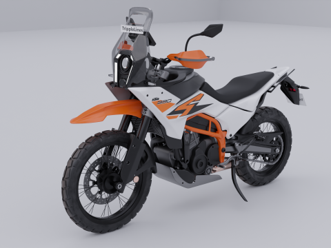 KTM 390 Adventure R 3D-Modell