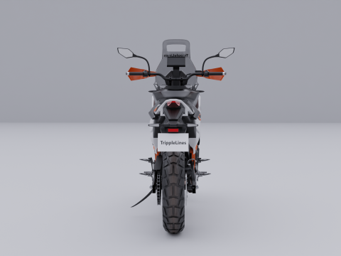 KTM 390 Adventure R 3D-Modell