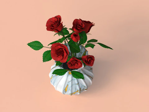 Rose 3D Model