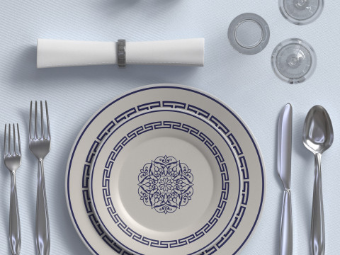 Plate Model 3D