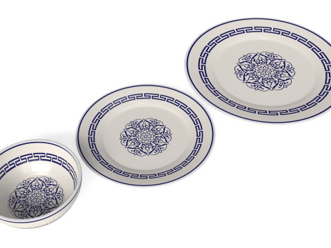Plate Model 3D
