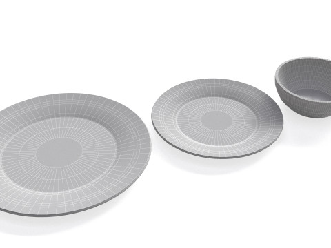 Plate Model 3D