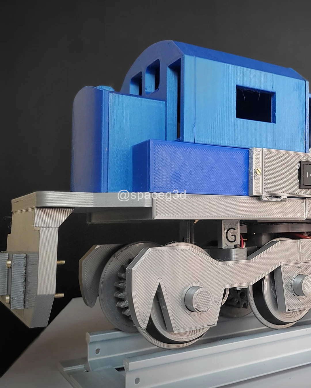 Locomotive Diesel C26 3D Print Model .c4d .max .obj .3ds .fbx .stl .blend 