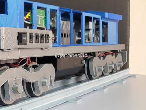 Locomotive Diesel C26 3Dプリントモデル