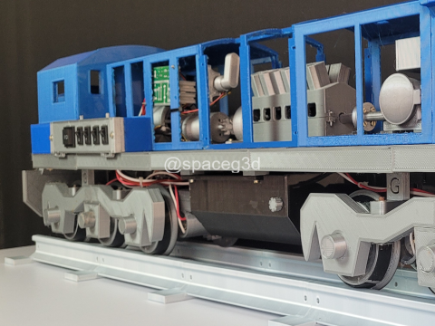 Locomotive Diesel C26 3Dプリントモデル