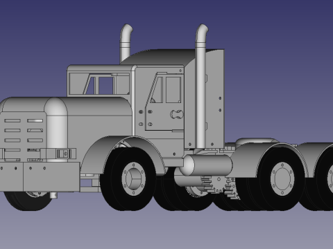 TRUCK 3D प्रिंट मॉडल