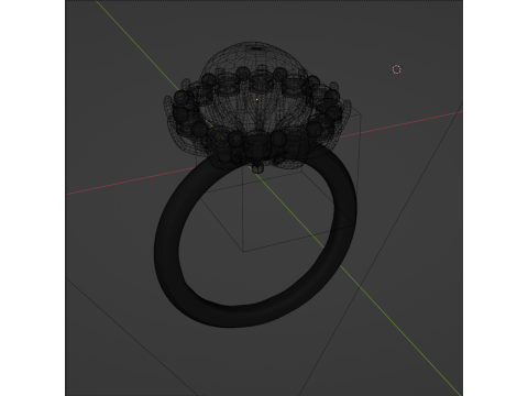 Pearl ring 3D Model