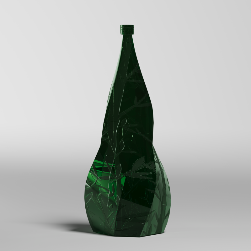 Bottle 3D Modell .c4d .max .obj .3ds .fbx .stl .blend