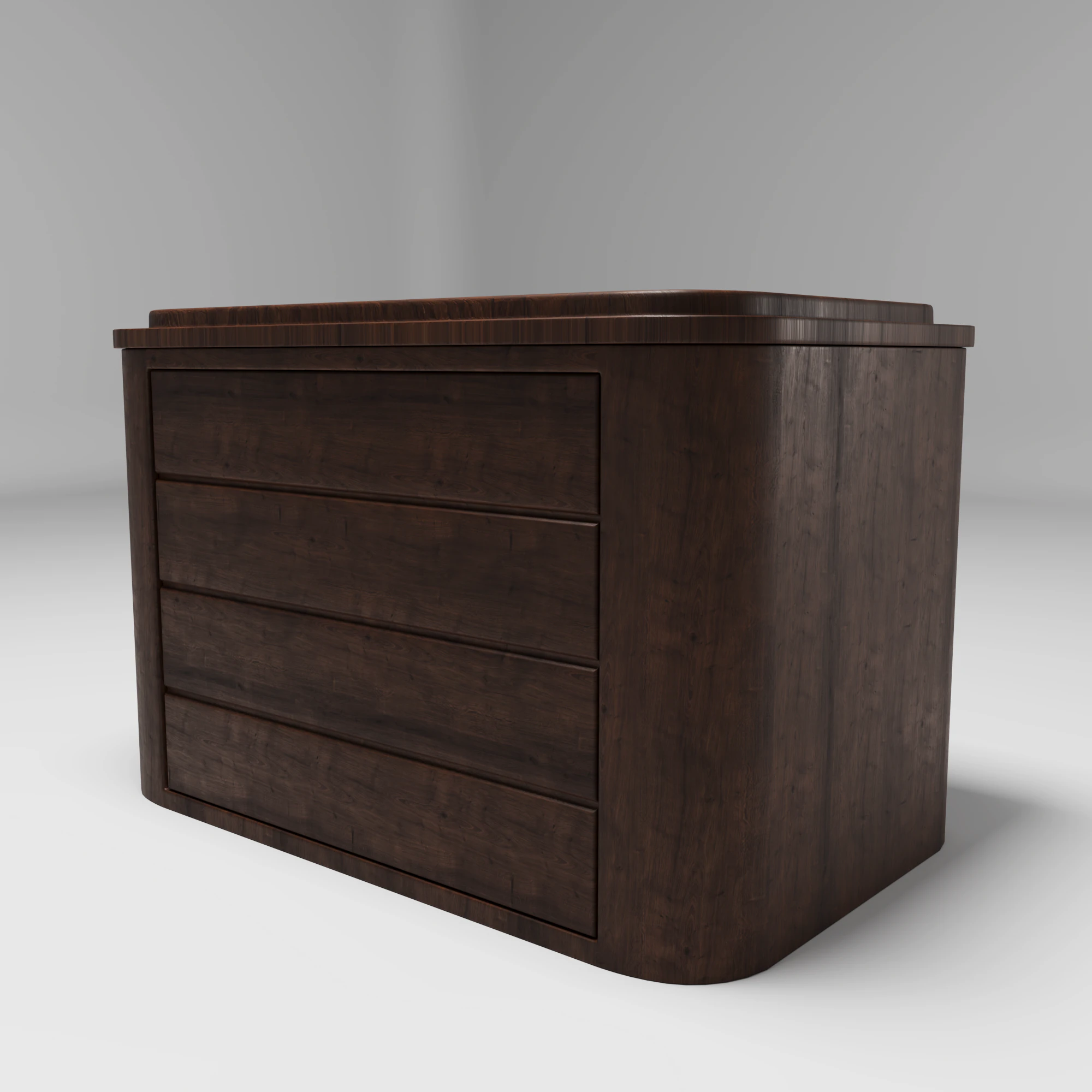 Dresser 3D Model .c4d .max .obj .3ds .fbx .stl .blend 