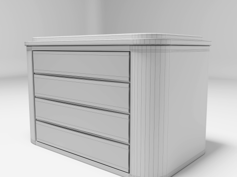 Dresser Modelo 3D