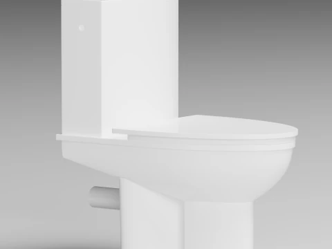 Toaleta Model 3D