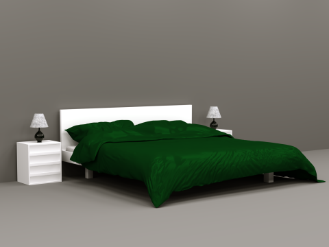 Bedroom set 3D Model