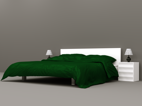Bedroom set 3Dモデル