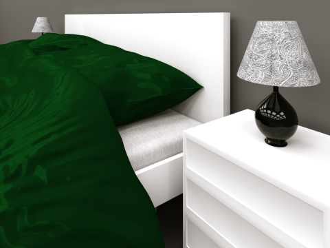 Bedroom set 3Dモデル