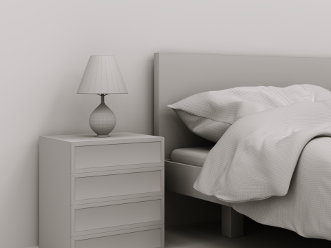 Bedroom set 3Dモデル