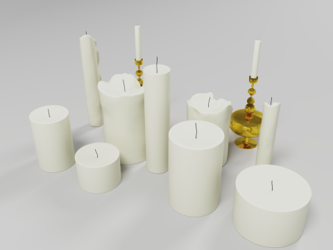 Candles and candlestick 3D 模型