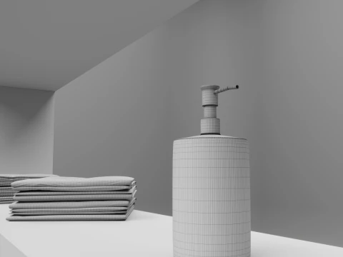 Bathroom set 3D Model