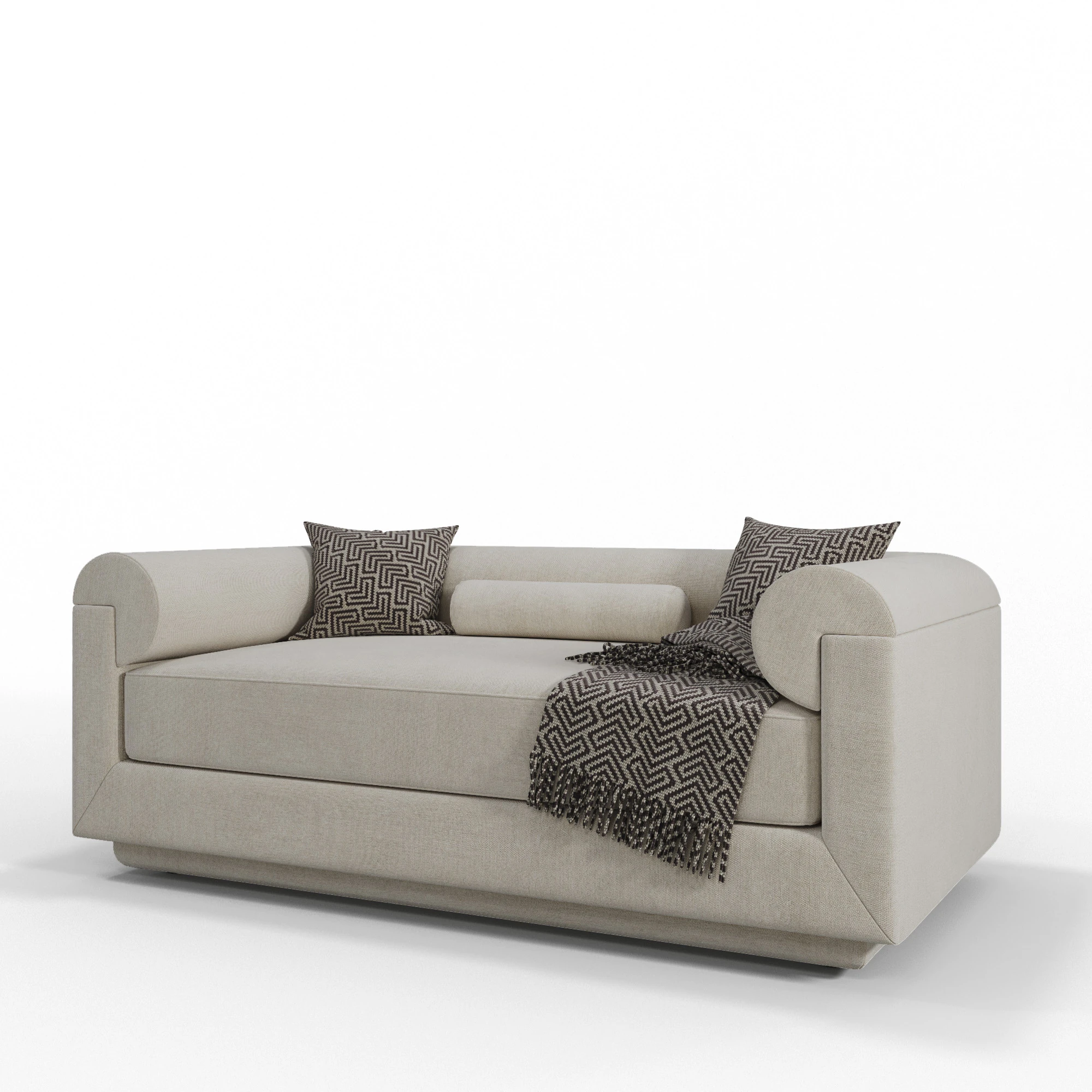 Bogart Sofa 3D Model .c4d .max .obj .3ds .fbx .stl .blend 