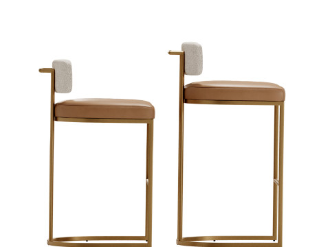 Cordelia Bar Counter Stools 3D 模型