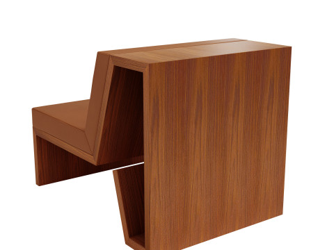 Continuous chair by Fabiana Machado Atelier FM 3D Model