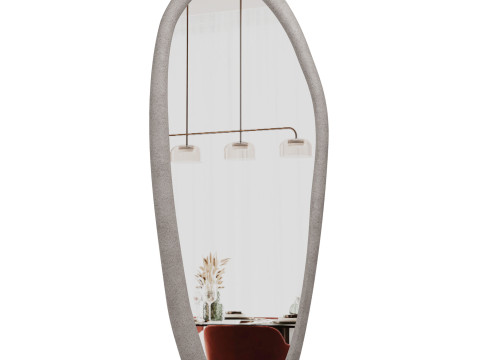 Luna Floor Mirror by Castlery 3D Model