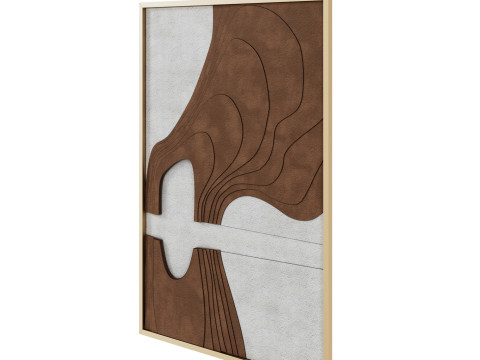3D Textured Painting-3D Texture Wall Art 3Dモデル