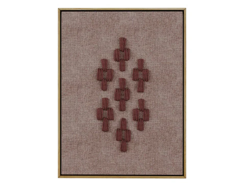 Настінне мистецтво бохо 1 3D Модель