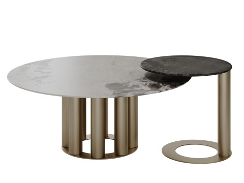 Zucco Art Zucco Art Duo coffee table by Hiooro 3D Model