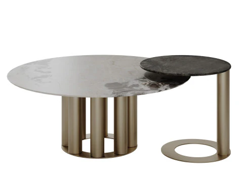 Zucco Art Zucco Art Duo Couchtisch von Hiooro 3D Modell