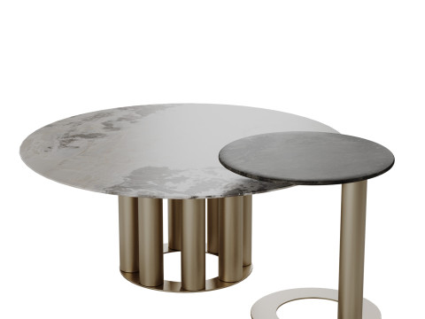 Zucco Art Zucco Art Duo coffee table by Hiooro 3D Модель