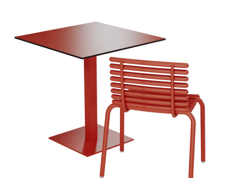 Tuba garden chair Mona garden table by Diabla 3D 모델