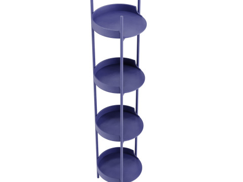 Taru metal shelf by Westwing Modèle 3D