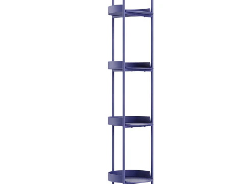 Taru metal shelf by Westwing 3D Model