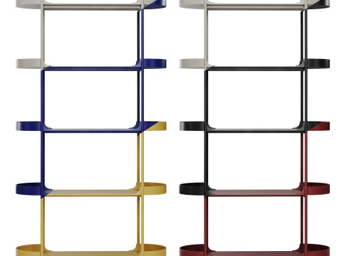 Taru metal shelf by Westwing 3D Модель