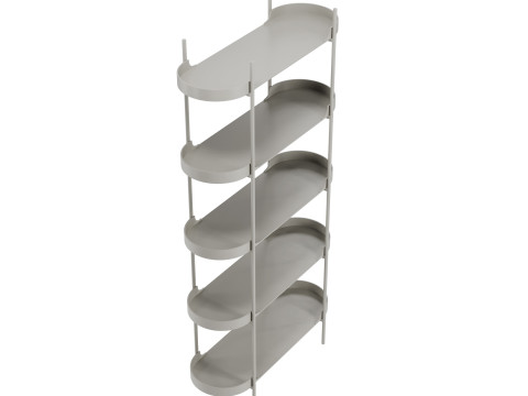 Taru metal shelf by Westwing 3D Модель