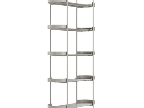 Taru metal shelf by Westwing 3D Model